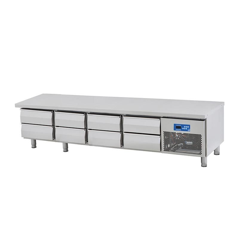 Öztiryakiler CTA 460 NTS Buzdolabı, 8 Çekmeceli, Cihaz Altı,6644