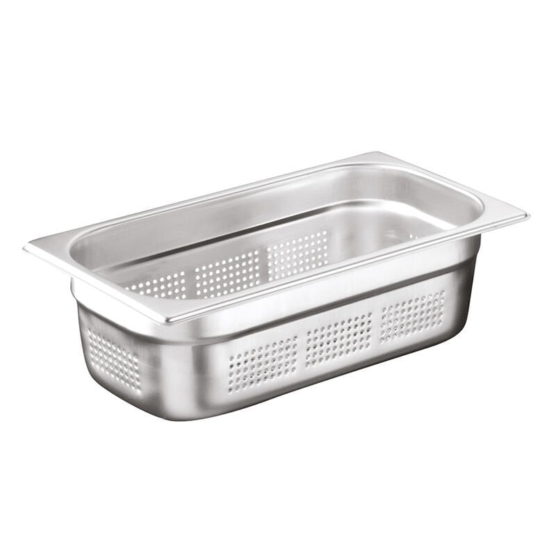 Öztiryakiler Delikli Gastronorm Küvet, GNP 1/3x20, 17x32,5x2 cm