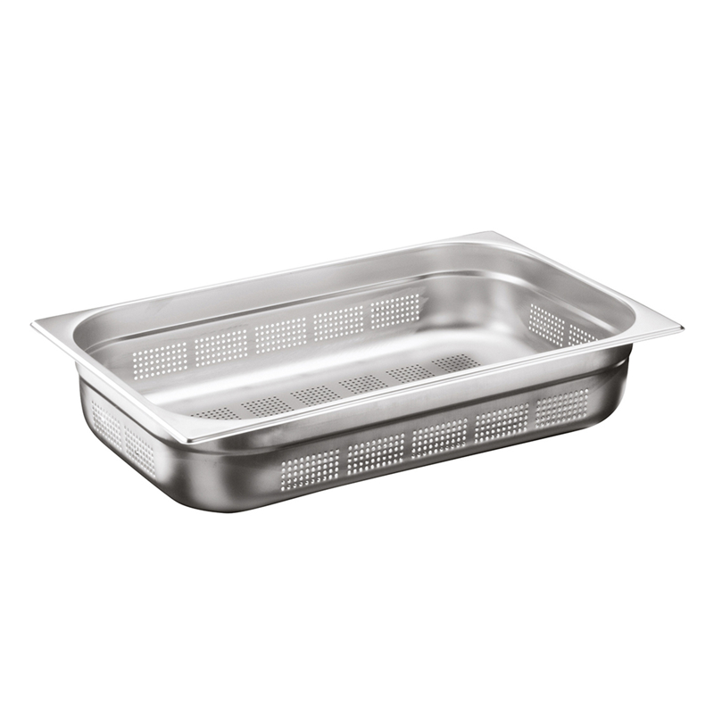 Öztiryakiler Delikli Gastronorm Küvet, GNP 1/1x40, 32,5x53x4 cm