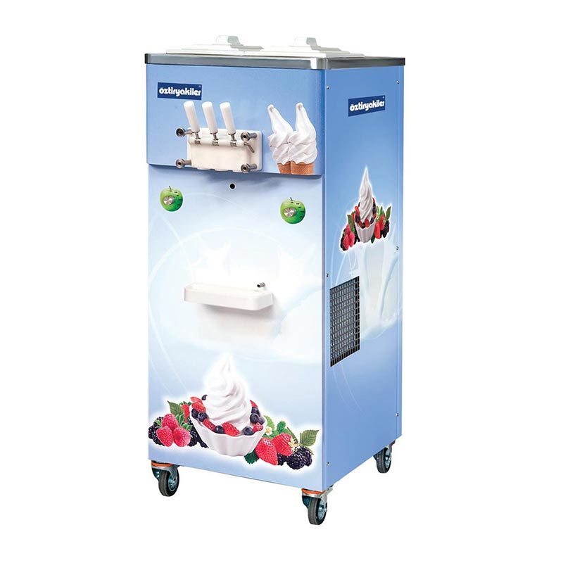 Öztiryakiler OEF4000P Dondurma Makinesi 3 Kollu 2x6 L Pompalı,6644