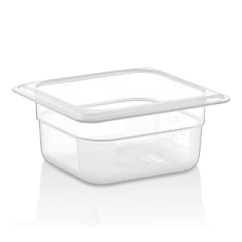 Öztiryakiler Polipropilen Gastronorm Küvet, GN 1/6-100, 16x17x10 cm
