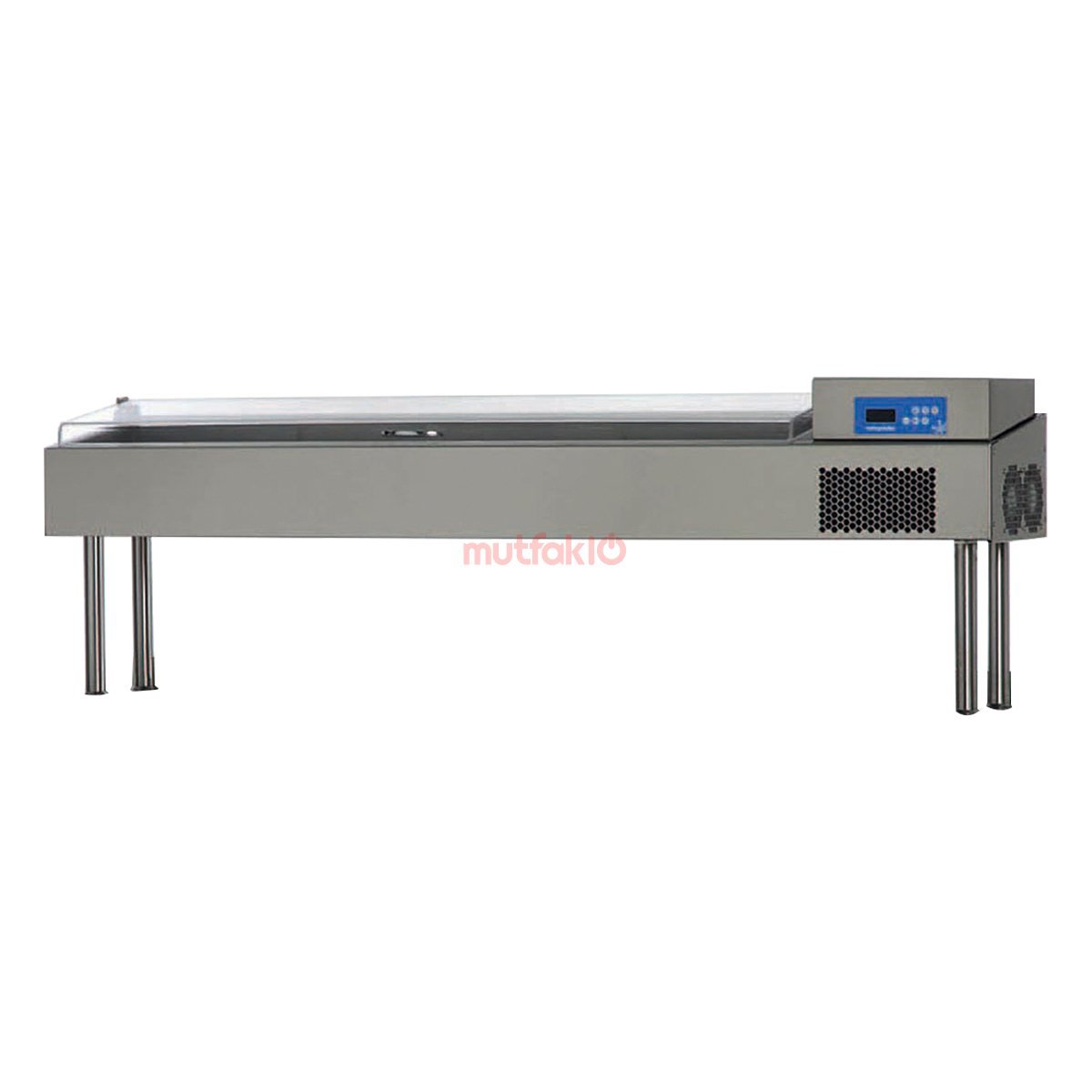 Öztiryakiler Pzc 54 Yüksek Plexıglass Kapaklı Pizza Hazırlık Ünitesi
