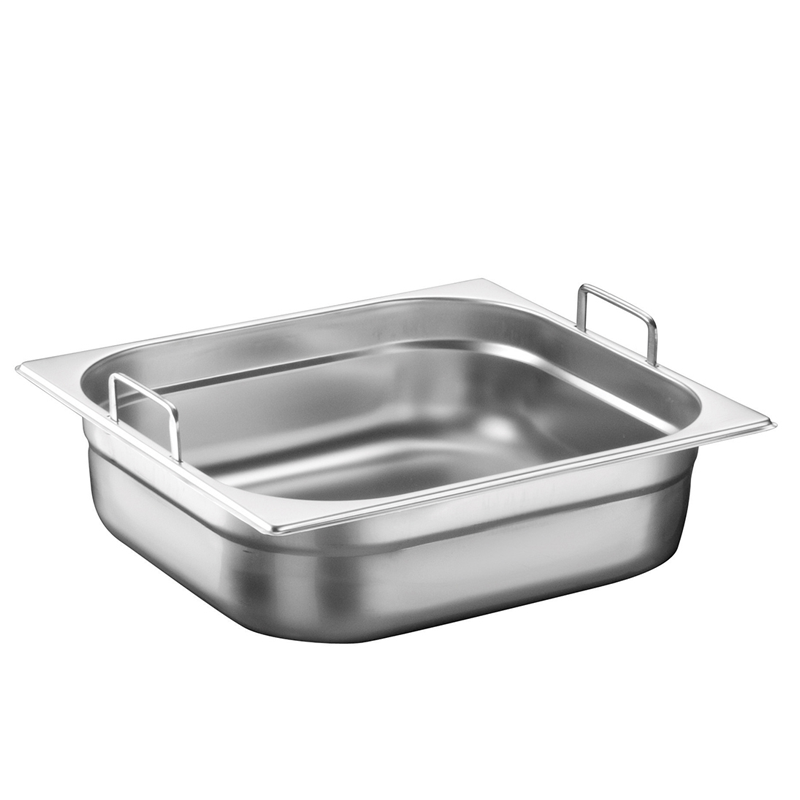 Öztiryakiler Saplı Gastronorm Küvet, GH 2/3-100, 32,5x35x10 cm
