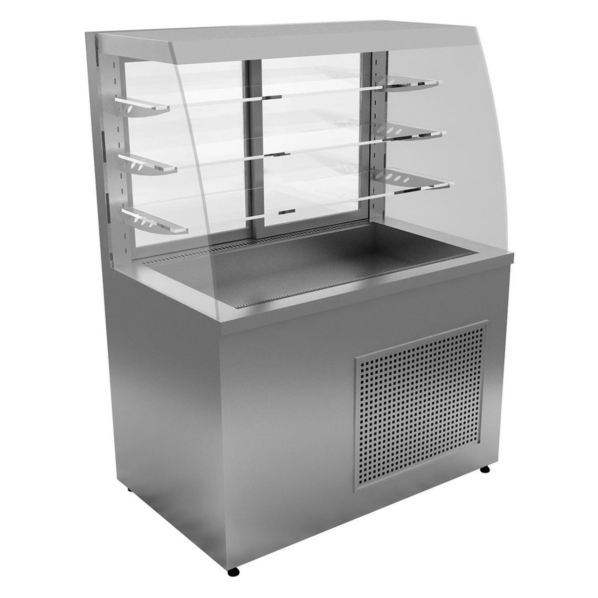 Öztiryakiler Self Servis Nötr Teşhir Dolabı 180x75 Cm 580 L