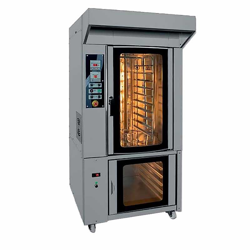 Pimak Gazlı Döner Konveksiyonlu Fırın 40x60 cm 10 Tepsi