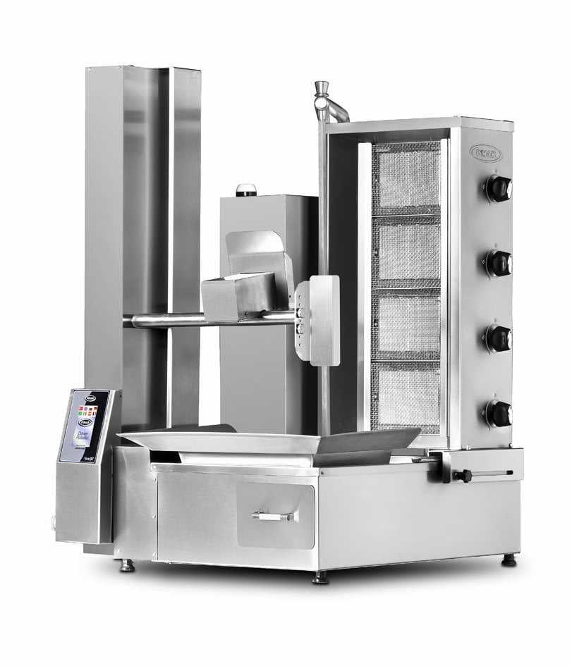 Pimak PDR150-G Otomatik Döner Robotu 5+5 Radyanlı Alttan Motorlu Gazlı