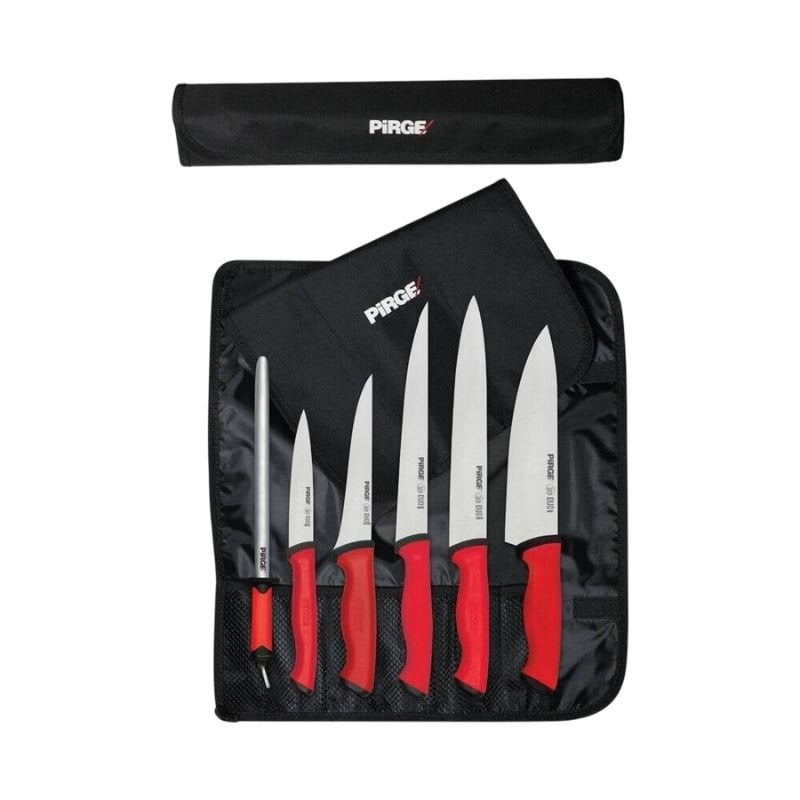 Pirge Duo Çantalı 6\'lı Bıçak Seti - 35197