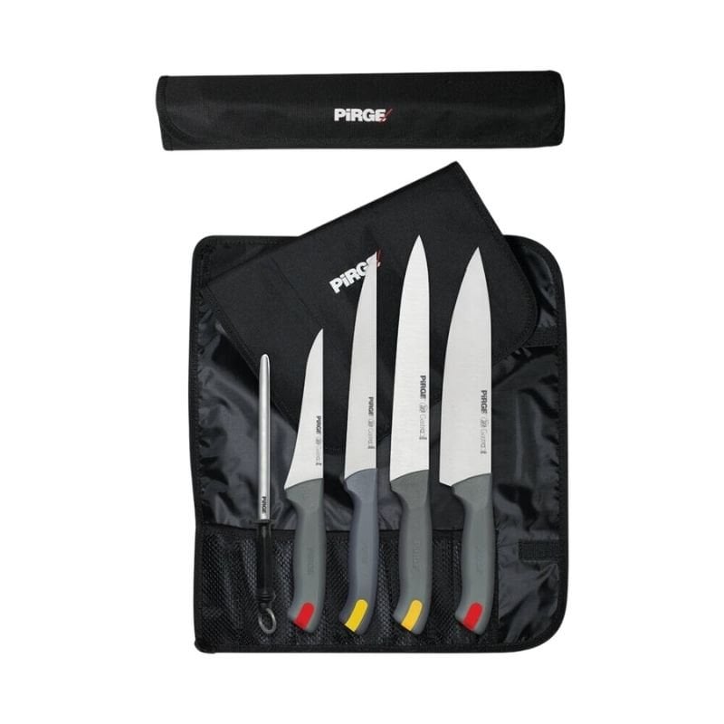 Pirge Gastro Çantalı 5\'li Bıçak Seti - 35198