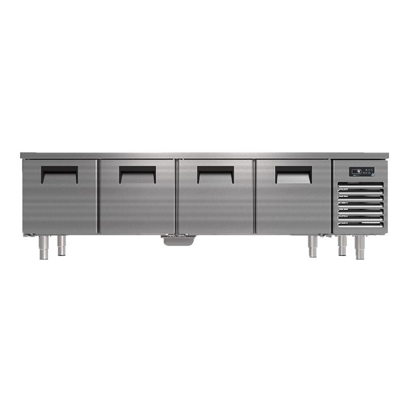 Portabianco 4N70 Cihaz Altı Kısa Buzdolabı, 4 Kapılı, 350 lt, 304 Kalite