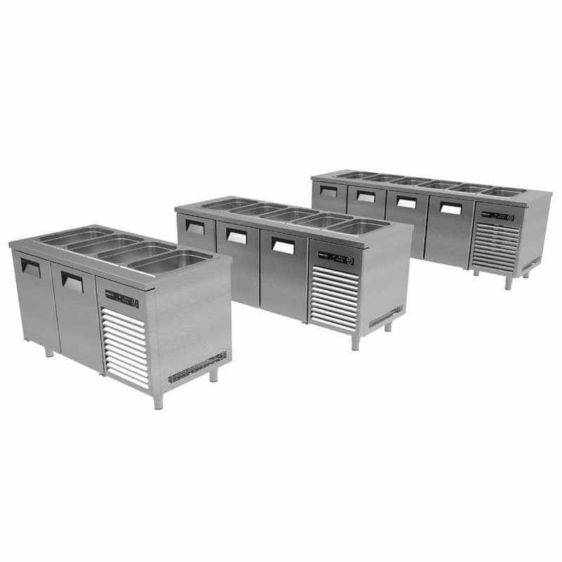 Portabianco SBH- 4N70 Soğuk Servis Buzdolabı, 4 Kapılı, 304 Kalite