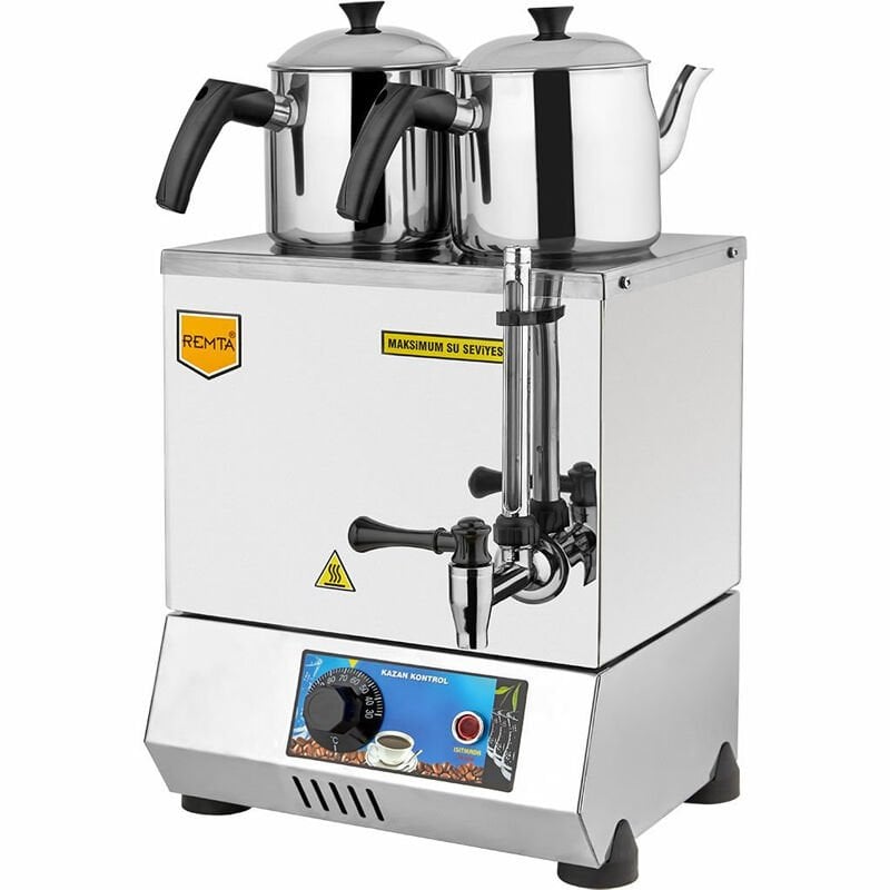 Remta 20 Model Çift Demlikli Çay Ocağı 14 Litre, Elektrikli EP02(A)