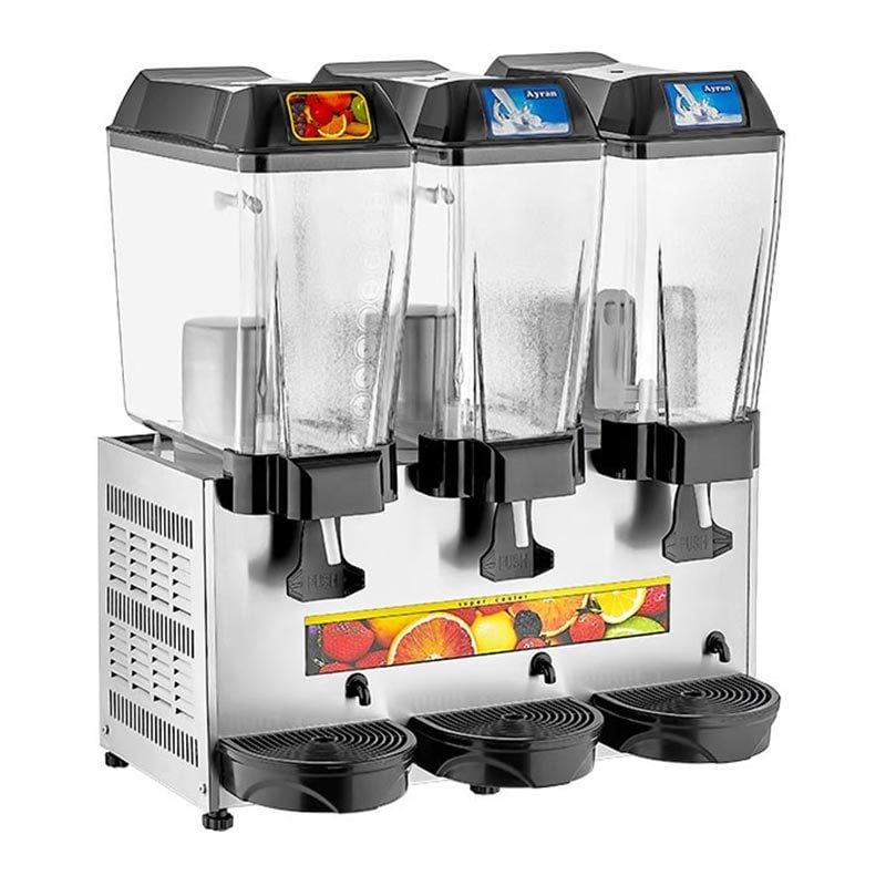 Remta ST19 Şerbet Soğutucu, 3 Hazneli, Şerbet+Ayran+Ayran, 20+20+20 L