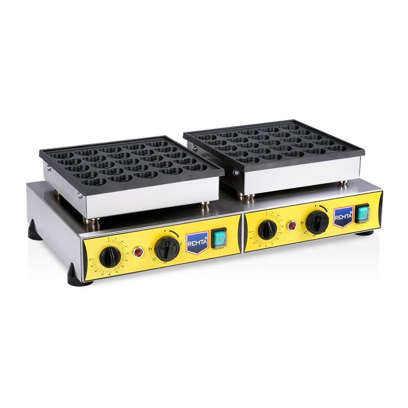 Remta W29 Kalpli Çiftli Bubble Waffle Makinesi, 50\'li, Elektrikli