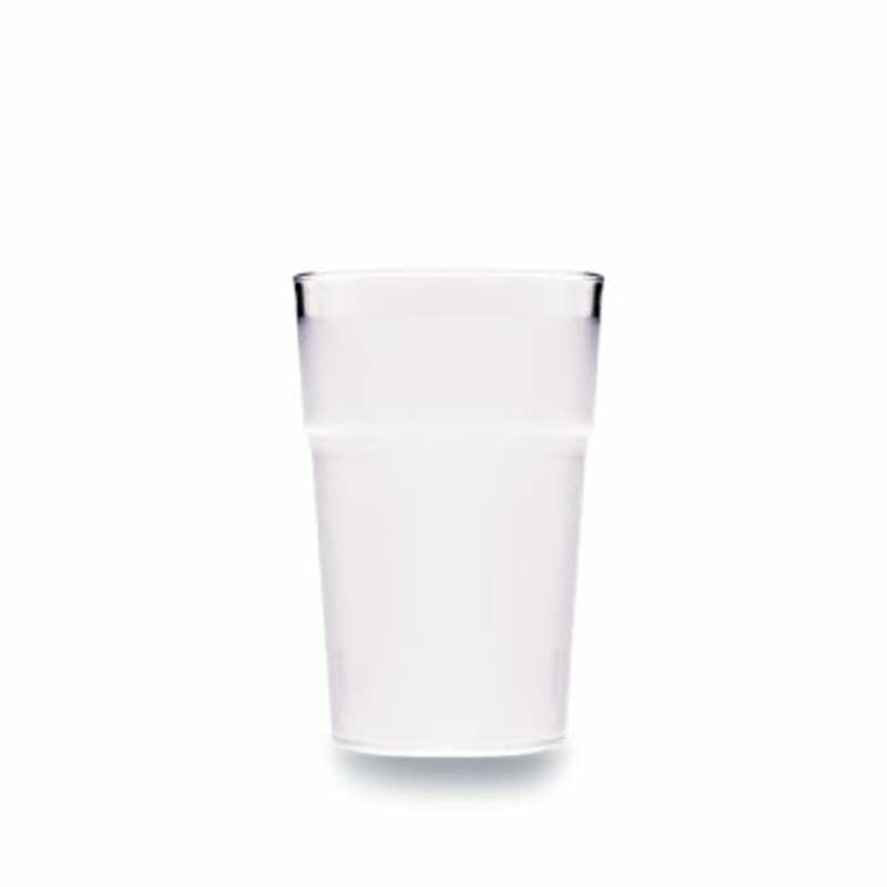 Rubikap Polikarbon Econ Buzlu Bardak, 250 ml Şeffaf