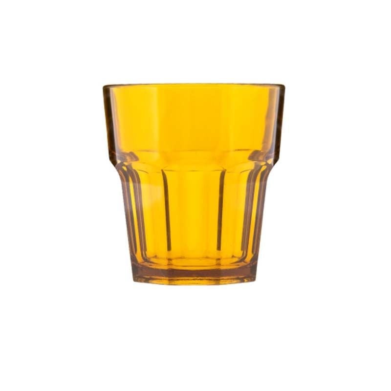 Rubikap Polikarbon Premium Bardak, 250 ml, Amber