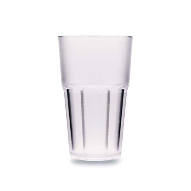 Rubikap Polikarbon Premium Buzlu Bardak, 400 ml Şeffaf