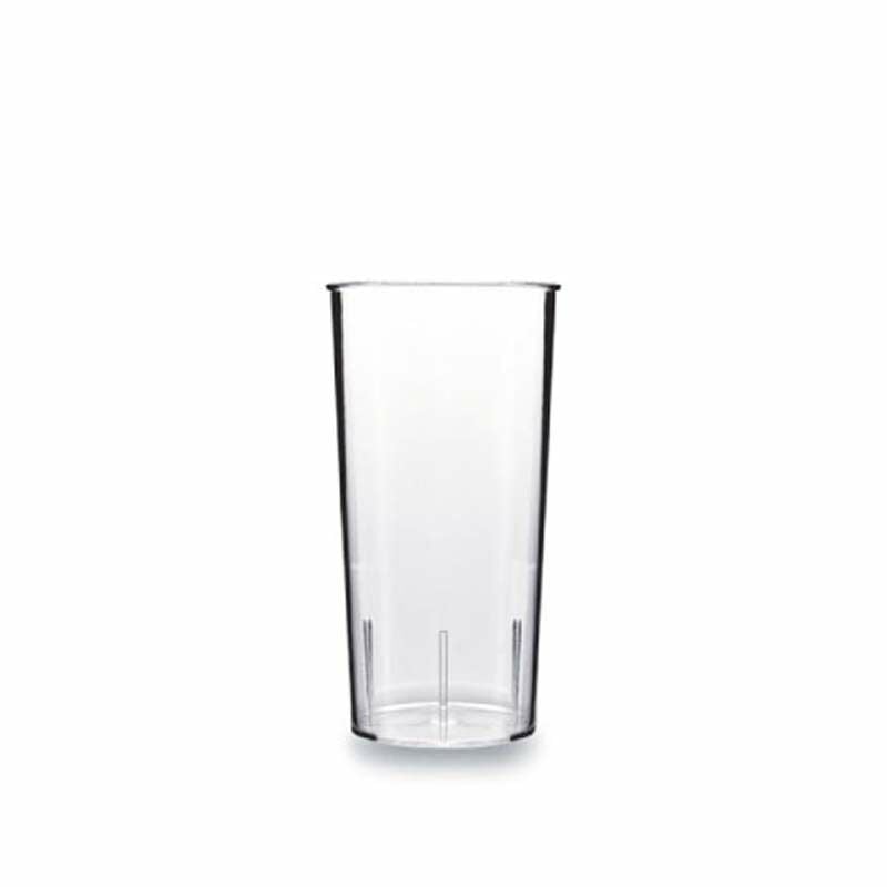 Rubikap Polikarbon Tender Kokteyl Bardağı, 300 ml Şeffaf
