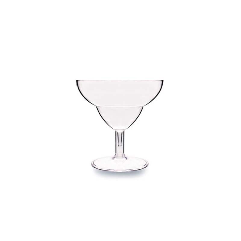 Rubikap Premium Polikarbon Kısa Kokteyl Bardağı, 350 ml Şeffaf