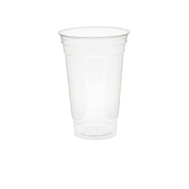 Rubikap Tek Kullanımlık Pet Bardak, 500 ml Şeffaf
