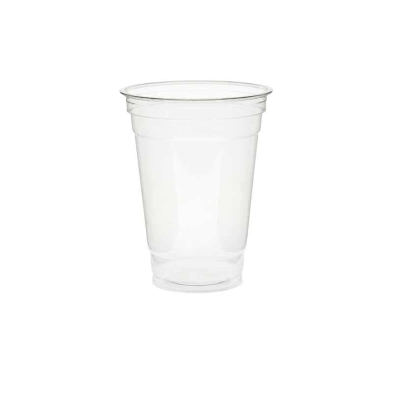 Rubikap Tek Kullanımlık Pet Bardak, 400 ml Şeffaf