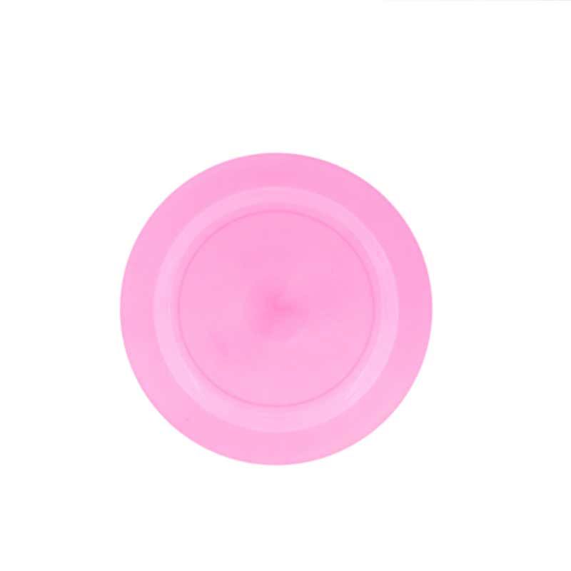 Rubikap Tek Kullanımlık Tabak, 19 cm Pembe