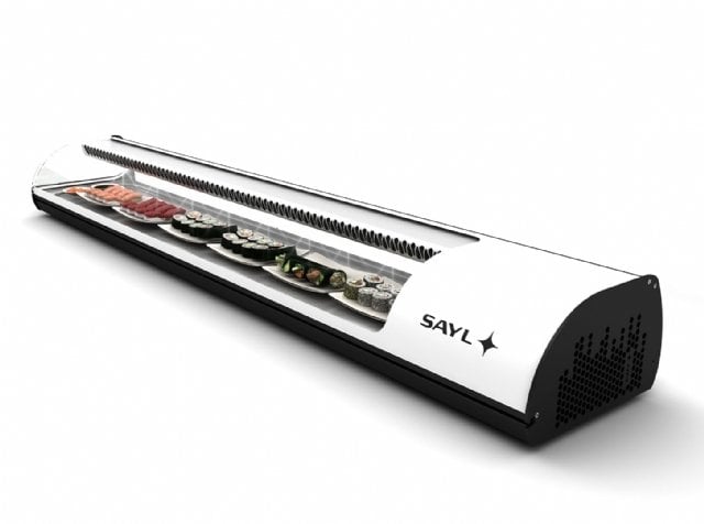 Sayl Standart Sushi Cuba Plana VS10NP Sushi Teşhir Dolabı