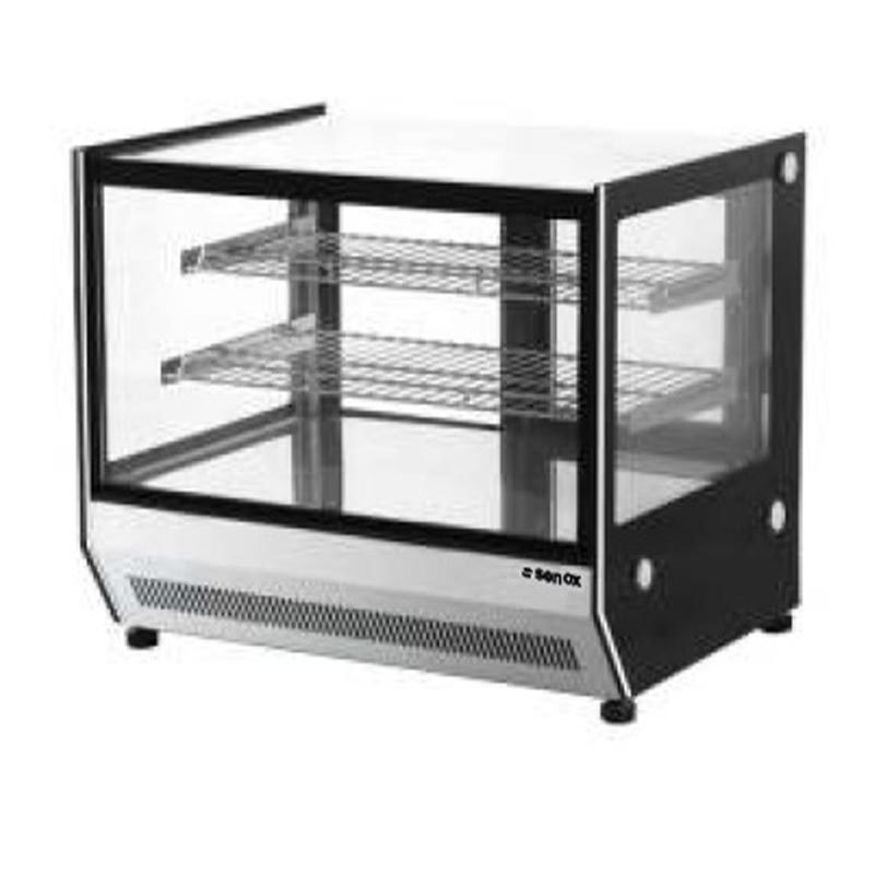 Senox Set Üstü Pasta Teşhir Dolabı Panaromik Cam 90 cm