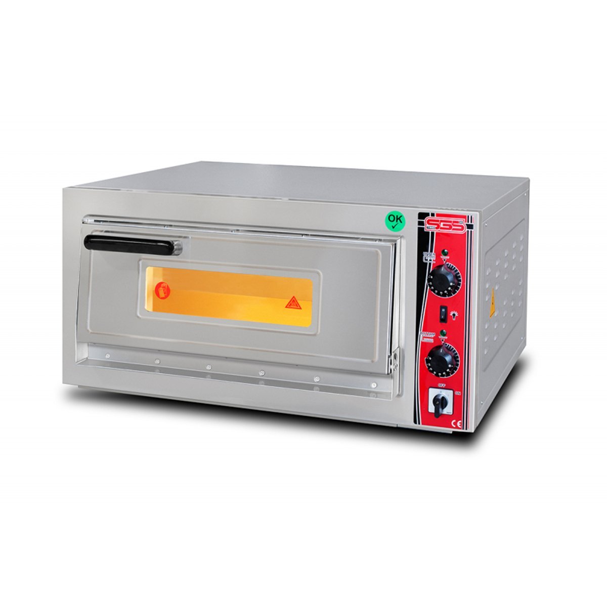 SGS PO  4040 E Pizza Fırını Elektrikli 1 Pizza Ø 40 cm