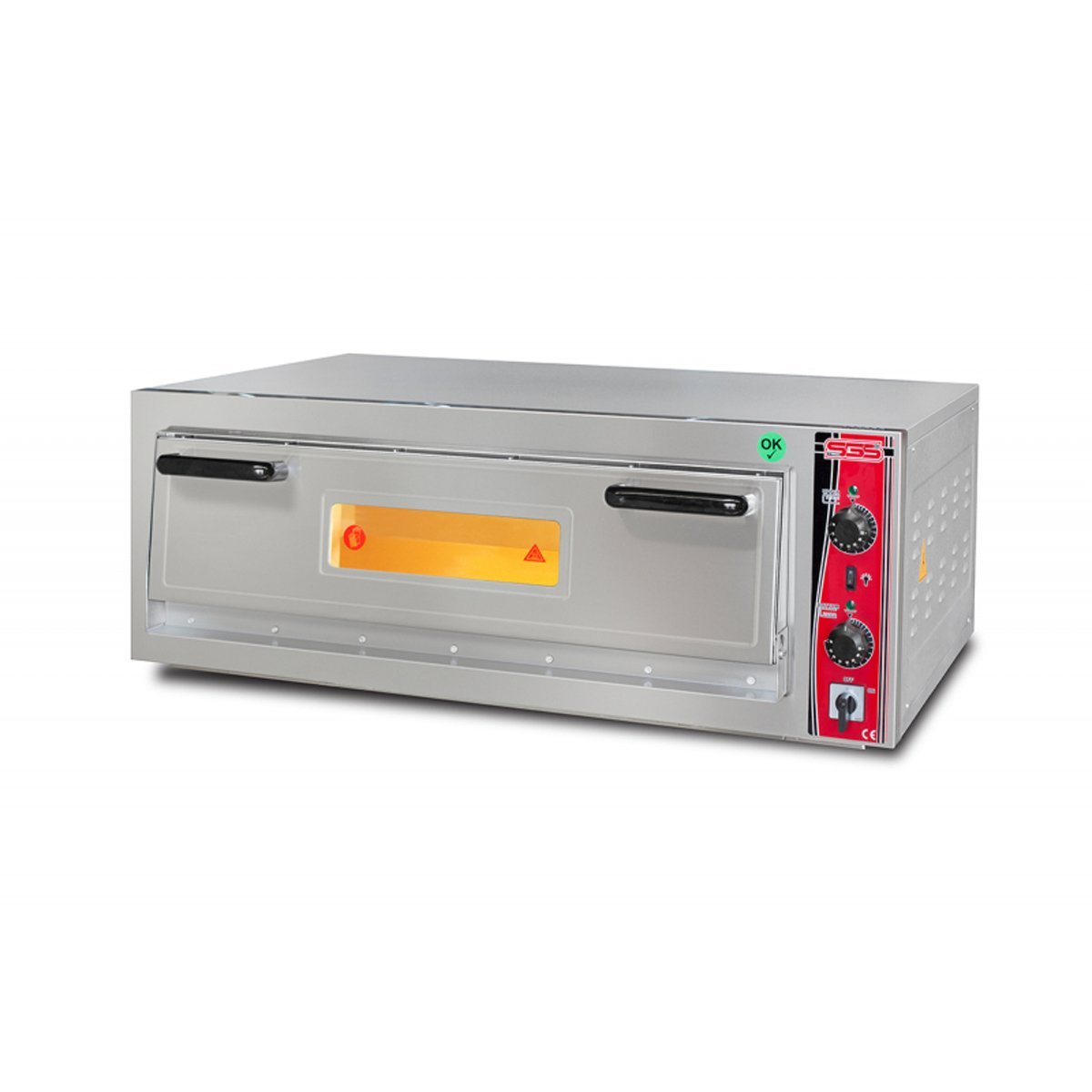 SGS PO / 9262 E Pizza Fırını Elektrikli 6 Pizza Ø 30 cm