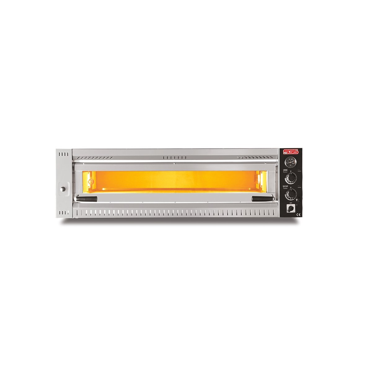 SGS PO  PROFI 10570 Ø 34 Cm 6 Tava Kapasiteli Pizza Fırını Alttan Açılmalı Kapak