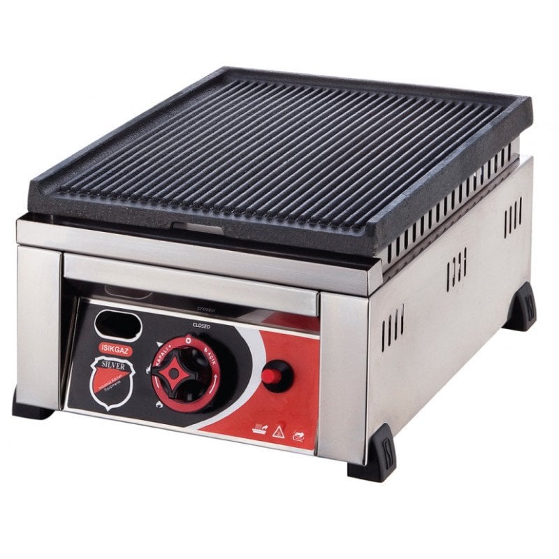 Silverinox Doğalgazlı CE Döküm Izgara 30 CM