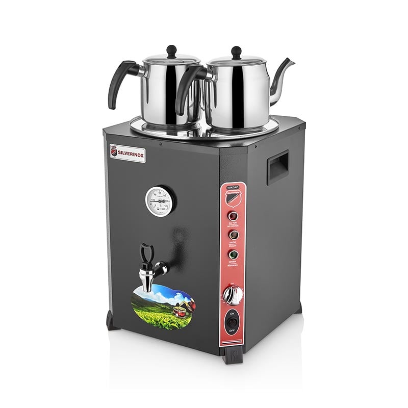 Silverinox EL-02S Elit Çay Makinesi Siyah 23 LT
