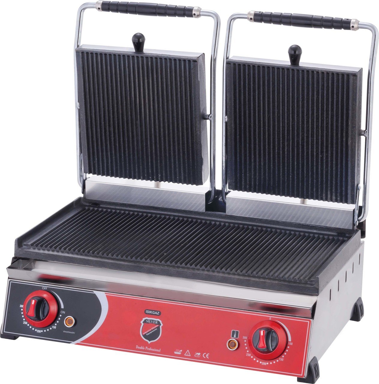 Silverinox Elektrikli Çift Kapaklı Tost Makinesi 20 Dilim