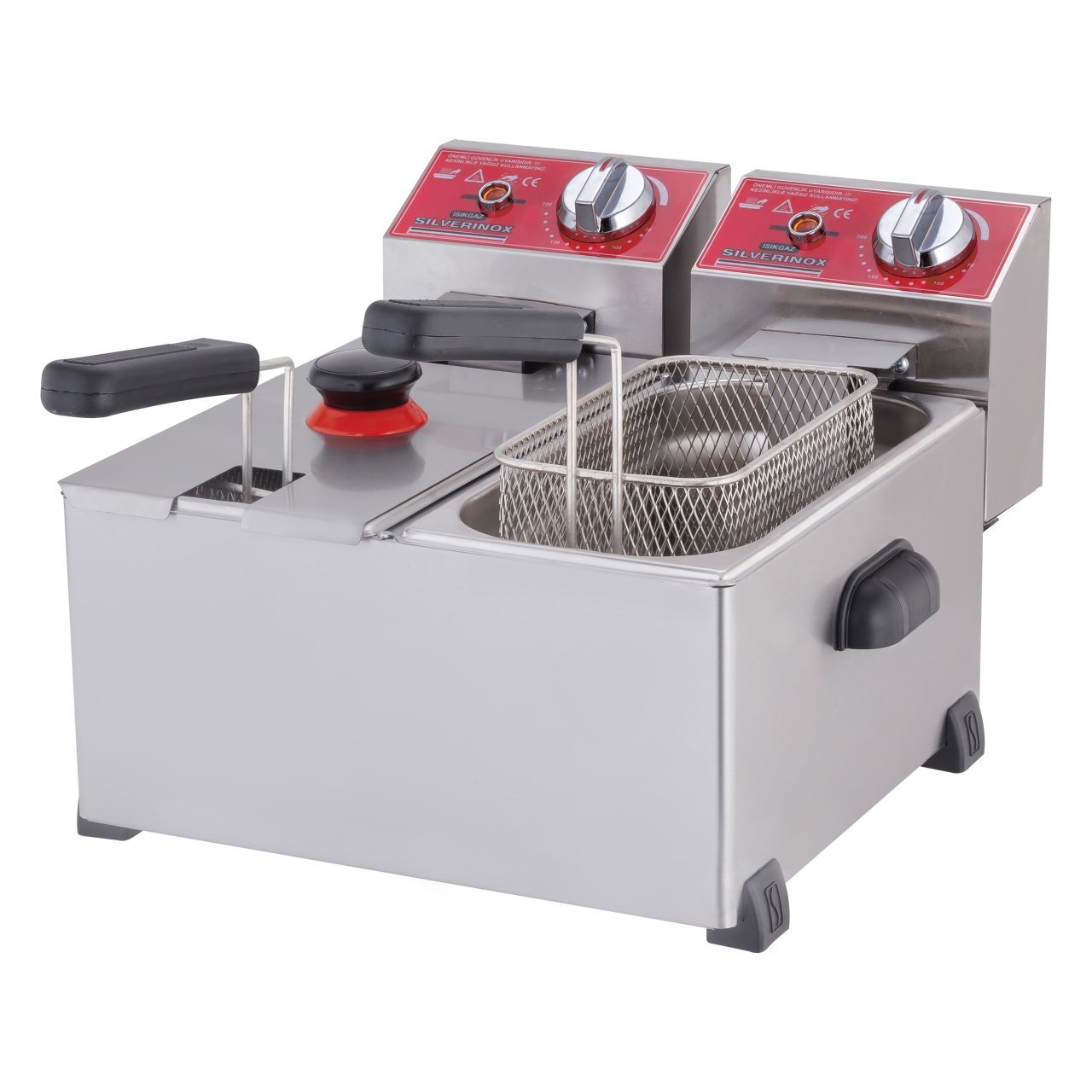 Silverinox Elektrikli Fritöz 3+3 LT