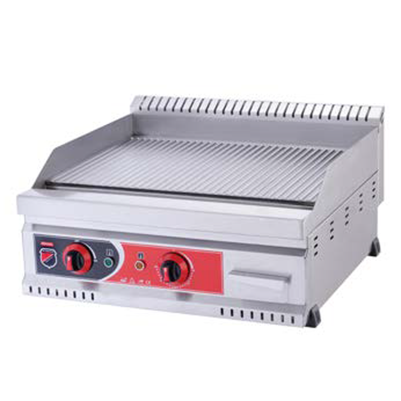 Silverinox Elektrikli Oluklu Pleyt Izgara 60x60 Cm