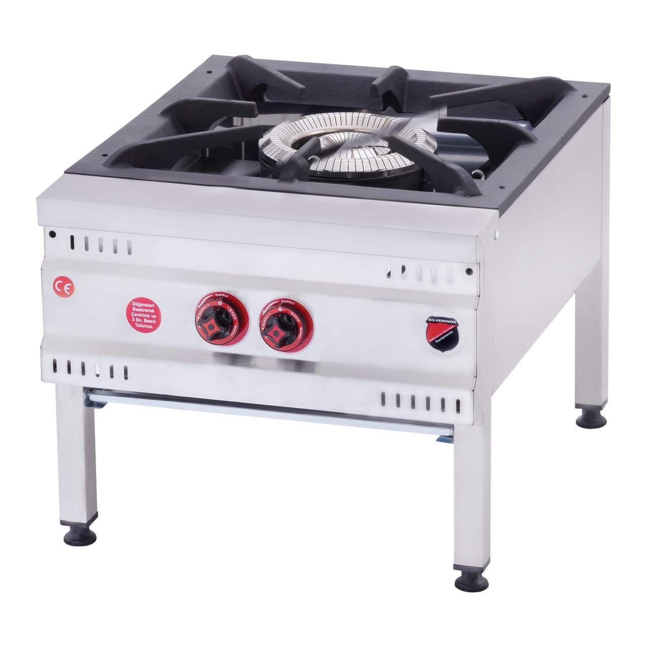 Silverinox Yer Ocağı 2 Yanış LPG-NG