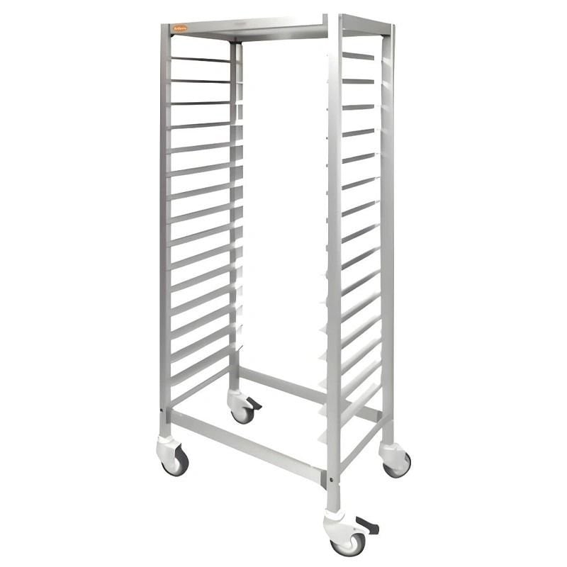 Tribeca PTC-406018 Tekli Tepsi Taşıma Arabası 18 Raflı 40x60 Tepsi Kapasiteli Alüminyum