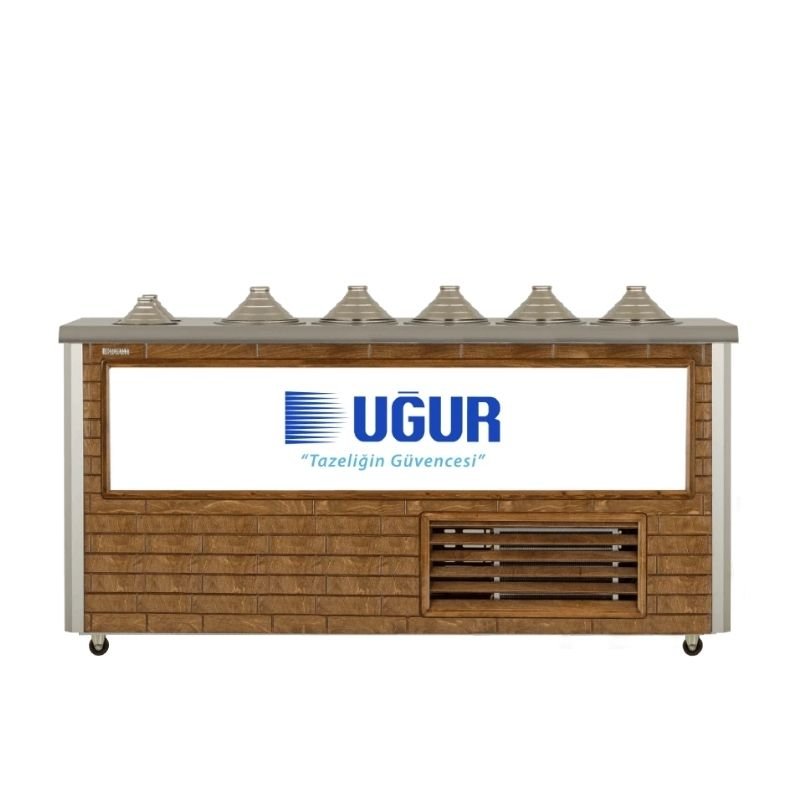 Uğur UDM 5+2 MF Ahşap Sosluklu Dondurma Fıçısı