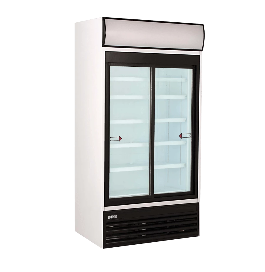 Uğur USS 1000 DSCL Dikey Şişe Soğutucu 5 Raflı Çift Kapılı 975 L