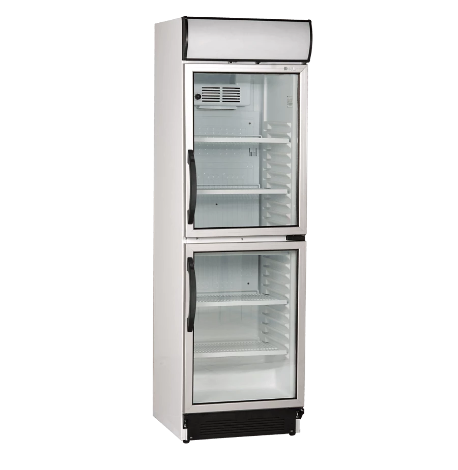 Uğur USS 374 D2KL Dikey Şişe Soğutucu 2 Kapılı 5 Raflı 358 L