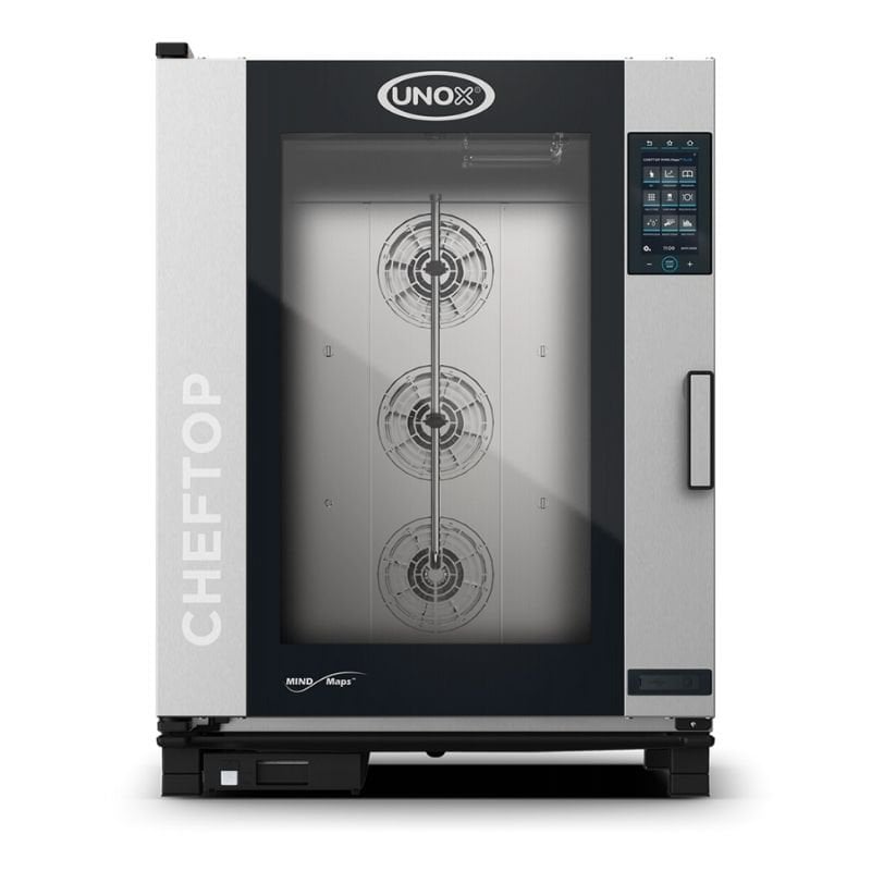 Unox Cheftop Plus Combi Konveksiyonlu Fırın Dijital 10 Tepsili GN 2/1 Elektrikli XEVC-1021-EPRM