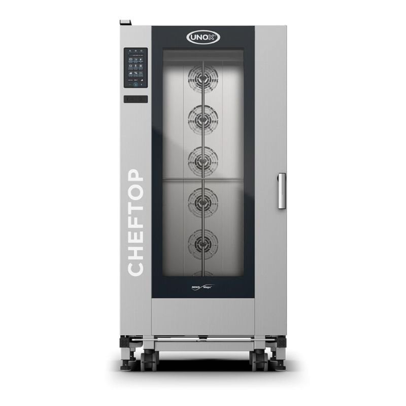 Unox Cheftop Plus Combi Konveksiyonlu Fırın Dijital 20 Tepsili GN 1/1 Gazlı XEVL-2011-GPRS