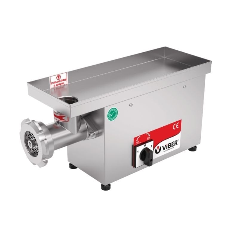Viber VHE.EKN.12M.Y NO:12 Kıyma Makinesi 75 Kg/Saat Monofaze 220 V