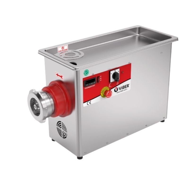 Viber VHE.SEKK.32T-S NO:32 Kıyma Makinesi Komple Paslanmaz Soğutmalı 750 Kg/Saat Trifaze 380 V