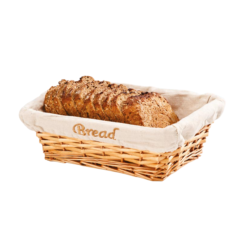 Zicco JN 23131 PYCLW Dikdörtgen Ekmek Sepeti 28x20x9 cm Açık Renk