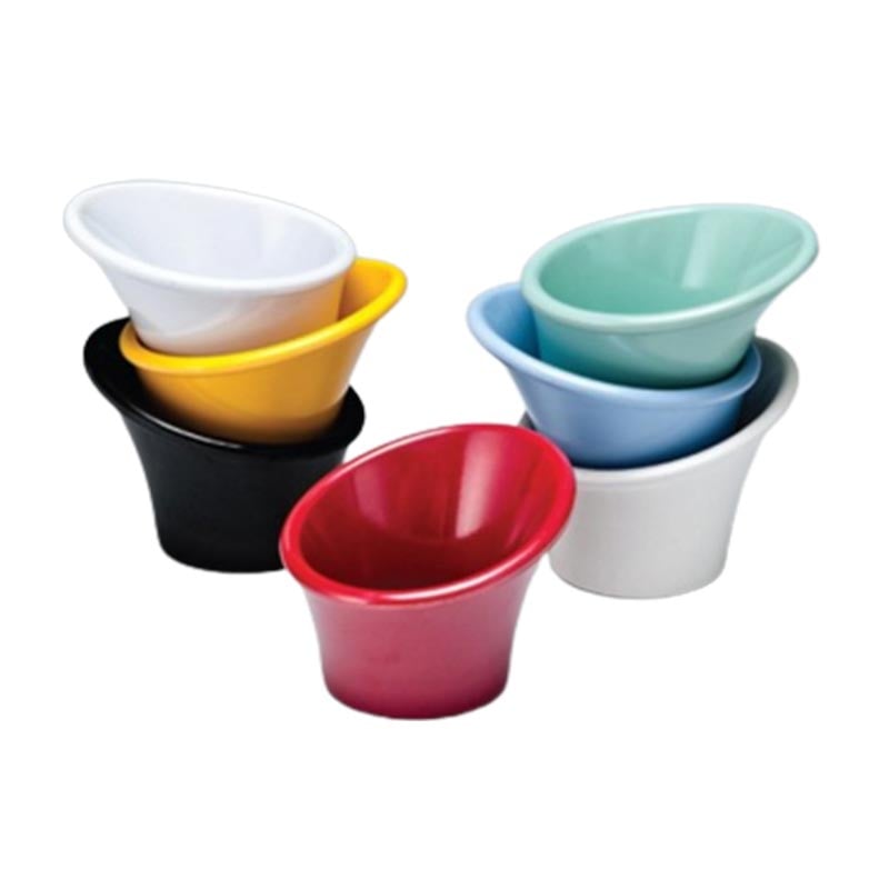 Zicco K-1963 Melamin Mini Teşhir Kasesi 7.5x4-6 cm Siyah