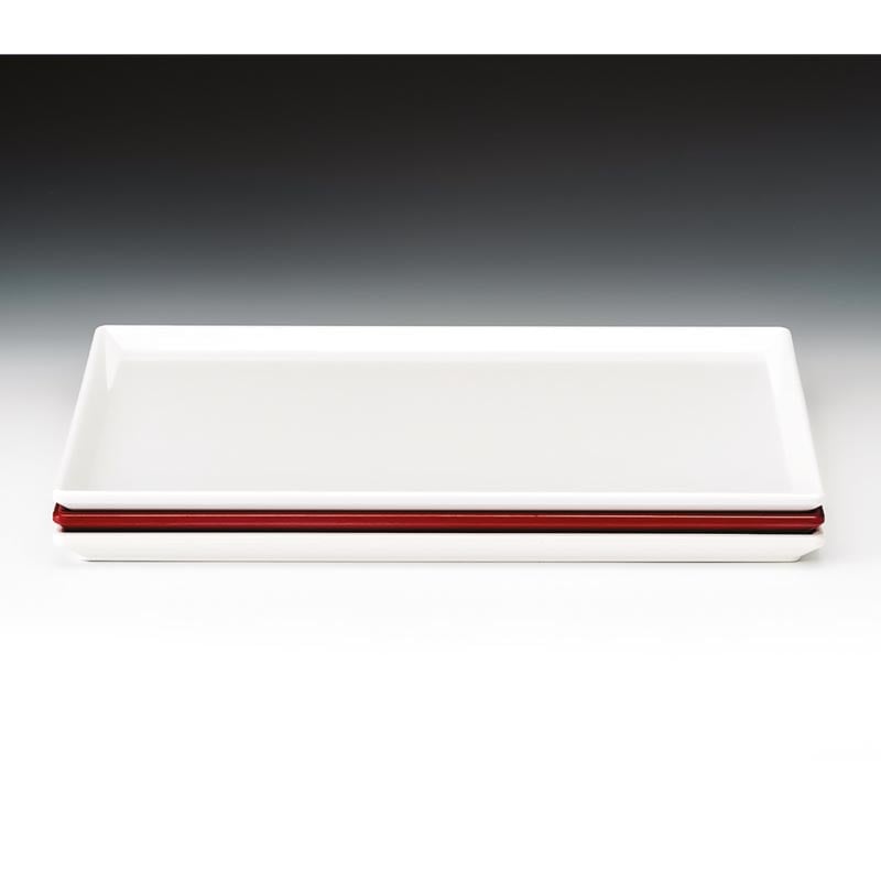 Zicco K-2045 Teşhir Tabağı Melamin 25x35 cm Kırmızı
