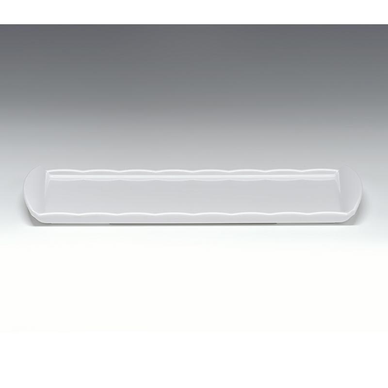 Zicco K-2053 Melamin Teşhir Tabağı 15x35 cm Beyaz