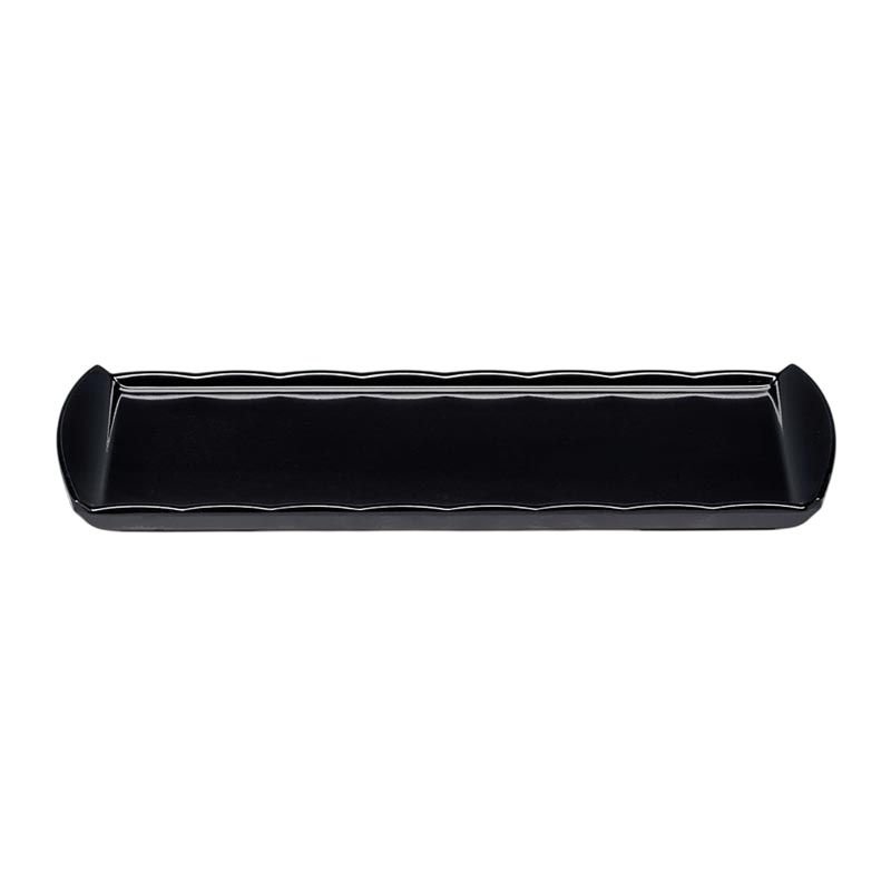 Zicco K-2054 Melamin Teşhir Tabağı 20x35 cm Siyah