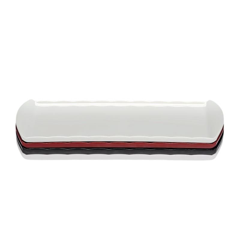 Zicco K-2055 Melamin Teşhir Tabağı 25x43 cm Beyaz